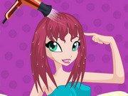 Play Winx Club Tecna Hair Salon